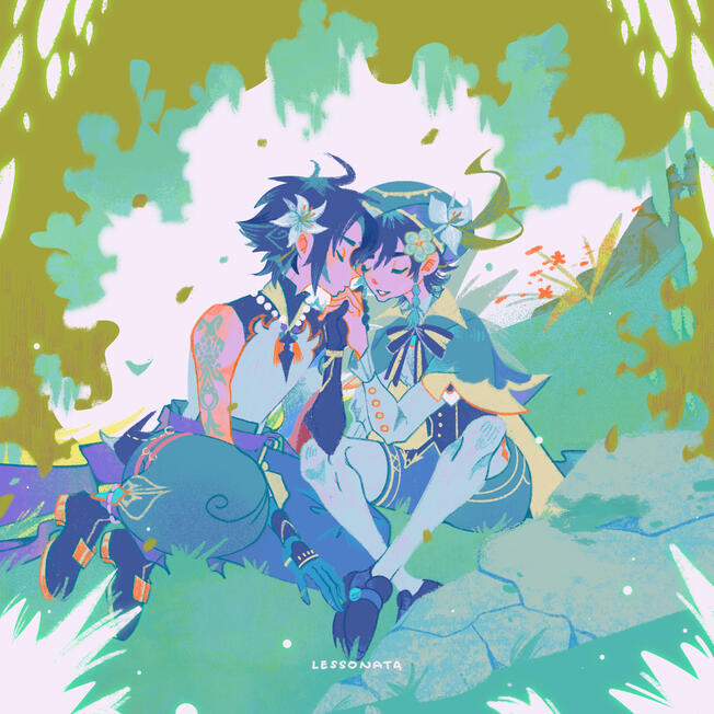 XV - Somewhere only we know. A gift for a friend :')