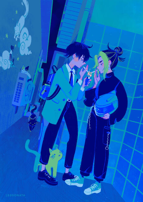 KzFy - Can I Get a Light? Inspired by Kazutora & Chifuyu's timeskip dynamics.
