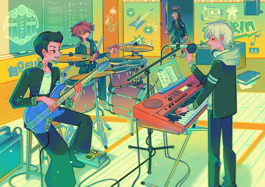 Wind Breaker - Rock band rehearsal!